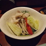 Sennenno Utage - 野菜と豚肉の蒸篭蒸し