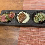 鉄板焼き つくし - お通し