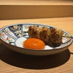 炭火串焼 鶏魚 - 