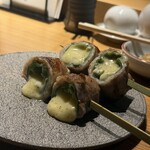 炭火串焼 鶏魚 - 