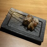 炭火串焼 鶏魚 - 