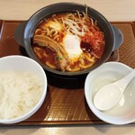 ガスト - 料理写真:旨とろっ！豚バラチゲごはん付(ごはん少なめ) 1079円