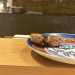 炭火串焼 鶏魚 - 