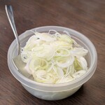 福助 - 薬味のネギ