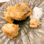 心一 - たちかまとあなごのてんぷら