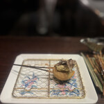 北新地　串かつ凡 - トリュフのクリームリゾット風