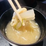 かき忠 - 味噌汁