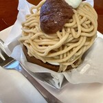 おかしの家 パピル - 料理写真:和栗のくりモンブラン