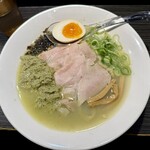 中華蕎麦 無冠 - 牡蠣ラーメン1100円