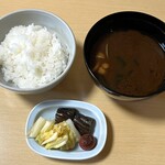 日生割烹 上内 - ご飯・味噌汁・漬物
