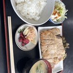 お食事処 ほまれ - 豚ロース味噌漬け定食1350円