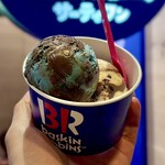 サーティワンアイスクリーム - 料理写真:スモールダブル マジカルミントナイト・サーティワンオールスターズ