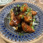 にほん酒と肴 酔音 - カムイ豚と茄子の黒酢あんかけ