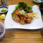 Oganikkukafechanto - 美味神山鶏のチャントのから揚げ定食