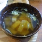 オーガニックカフェ　チャント - 定食の汁