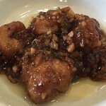 インド料理 パリワル - チキンマンチュリアン(醤油が良い塩梅で味を引き締めています)