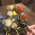 釜めし 博多焼き鳥 個室居酒屋 炭ス。 名古屋駅前店 - 野菜巻き盛り合わせ
