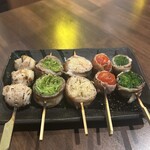 釜めし 博多焼き鳥 個室居酒屋 炭ス。 名古屋駅前店 - 野菜巻き盛り合わせ
