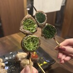 釜めし 博多焼き鳥 個室居酒屋 炭ス。 名古屋駅前店 - 野菜巻き盛り合わせ