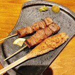 箱館居酒屋 熾美 - 鹿串盛り合わせ