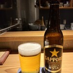 和味 志元 - サッポロ黒ラベル小瓶