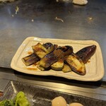広島風お好み焼 もみじ屋 - 茄子の生姜焼き