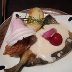 零 - ・大将お任せコース 魚と肉の別角度。