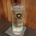 零 - ・白加賀梅酒ソーダ