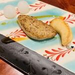 リストランテ ハラシマ - フレッシュフォアグラとりんごのアンサンブル