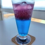 cafe 海と硝子 - 海色ライチグレープフルーツ