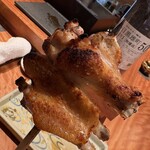 焼鳥あかぎ - 大和肉鶏　手羽先②