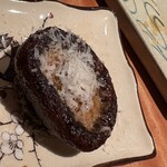 焼鳥あかぎ - 焼き椎茸のチーズのせ