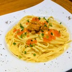 Seafood bar Ermitage - ウニといくらのカルボナーラ