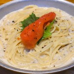 Seafood bar Ermitage - トリュフ香る明太子クリームパスタ