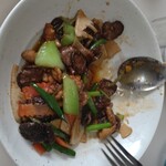 知味飯店 - 『イカと野菜の炒め物』。