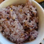 旬菜うちごはん 菜々家 - 七穀米。