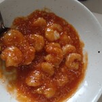 知味飯店 - 『エビのチリソース煮』。
