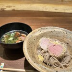 レストレ - 東京Xの鴨つけそば（日本蕎麦）