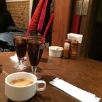 MA MAISON - セットの味噌汁とアイスコーヒー