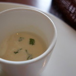 Restaurant Potager - 聖護院カブ（京野菜）とポアロのスープ