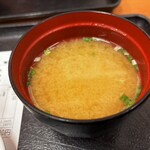 天丼てんや - 味噌汁