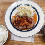 いしかわ食堂 - 宮崎ブランドポークステーキ定食ごはん大盛り1,408円税込