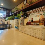 レストラン＆コーヒーソルト - 机はこんな感じ