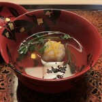 うめ乃や - 椀：根菜はんぺん