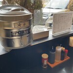 自家製麺 名無し - お水飲み放題？