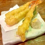 釣船茶屋 ざうお - 海老の天ぷら