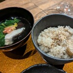 かくと徳島屋旅館 - 「ナナツモリに合うから」ごぼうのまぜご飯