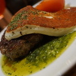 ステーキ＆ハンバーグ ひげ - ラムバーグカプレーゼ