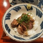 中華そば 鴨福 - 鴨丼ハーフ