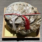 酒肴 大阪まんぷく堂 - 鮑に水引